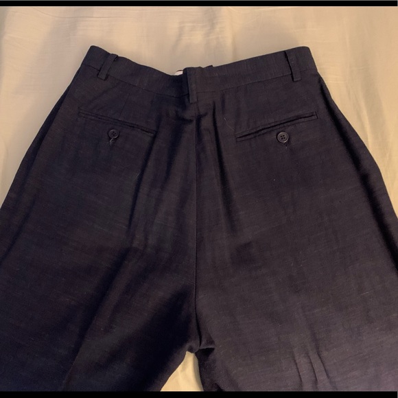 high rise linen blend pants - Picture 5 of 5